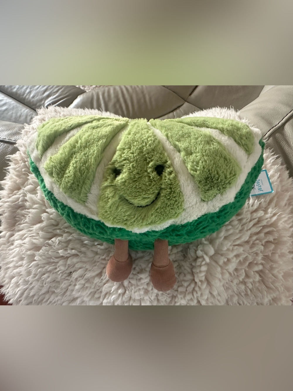 Retired Amuseables Slice Of Lime Jellycat